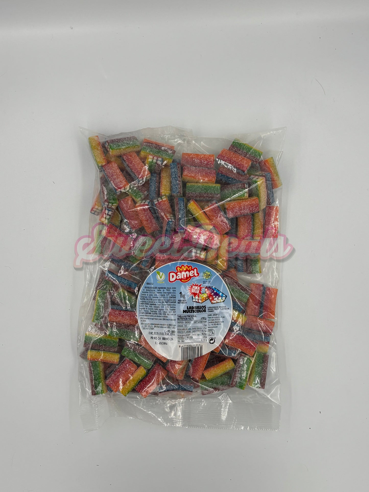Damel Liquorice Bricks FULL BAG 1KG - Sweet Deals
