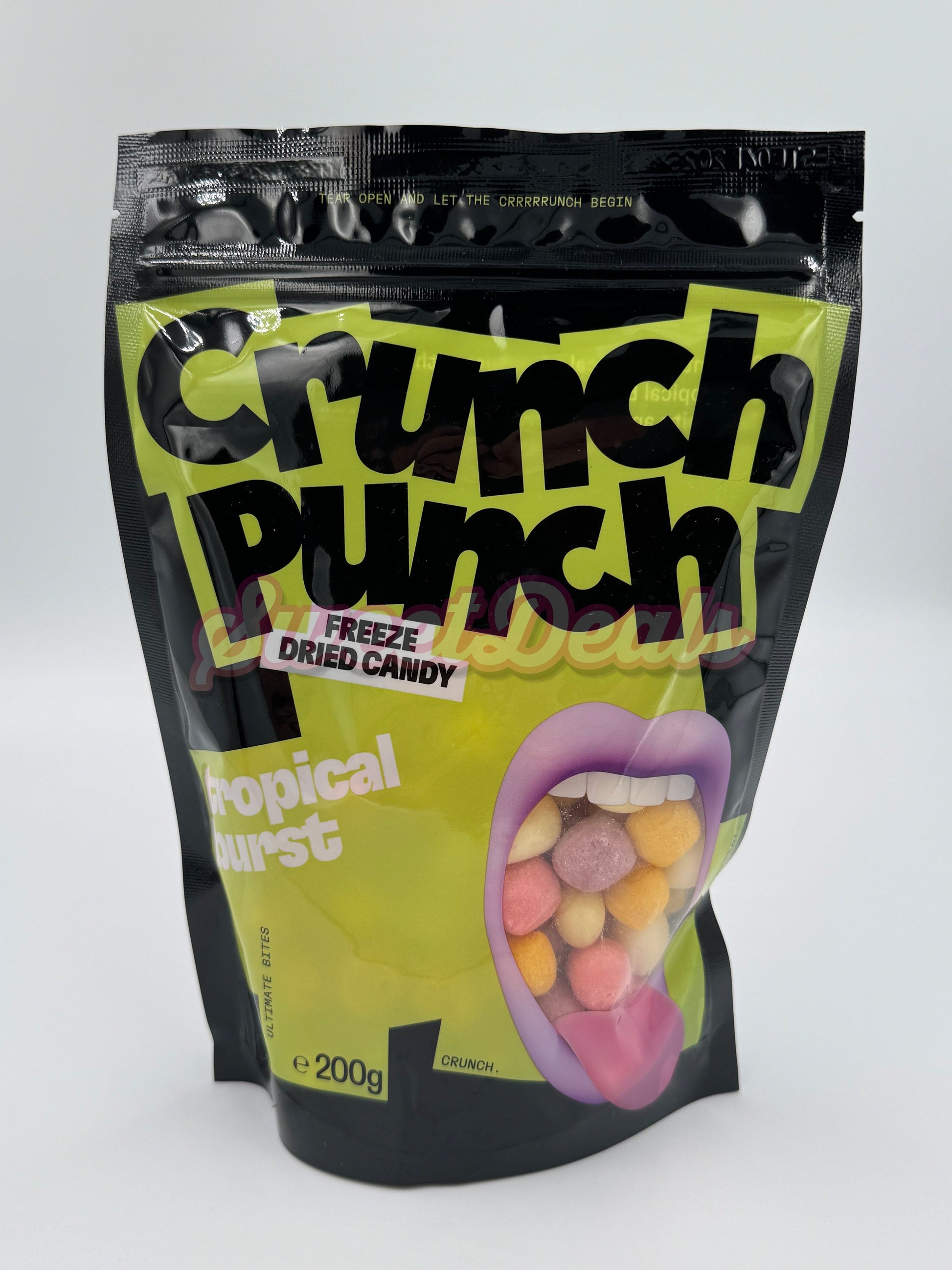 Crunch Punch Freeze Dried Candy Tropical Burst  200g - Sweet Deals