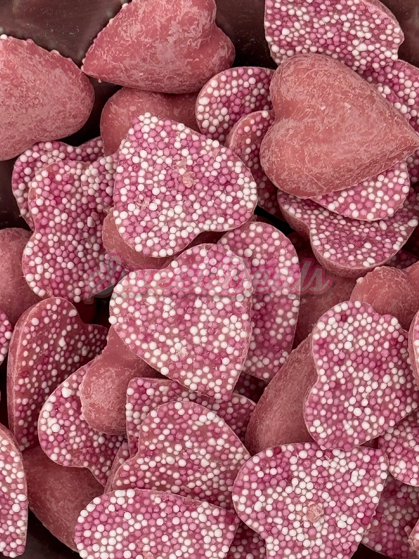 Hannahs Pink Hearts - Retro Sweets - 200g - Sweet Deals