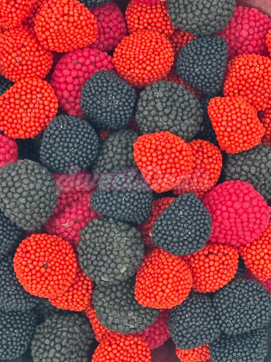 Kingsway Black & Raspberry Berries - Retro Sweets - 200g - Sweet Deals