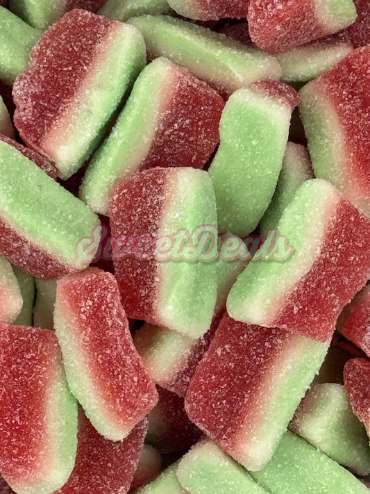 Kingsway Fizzy watermelon Slices - Retro Sweets - 200g - Sweet Deals