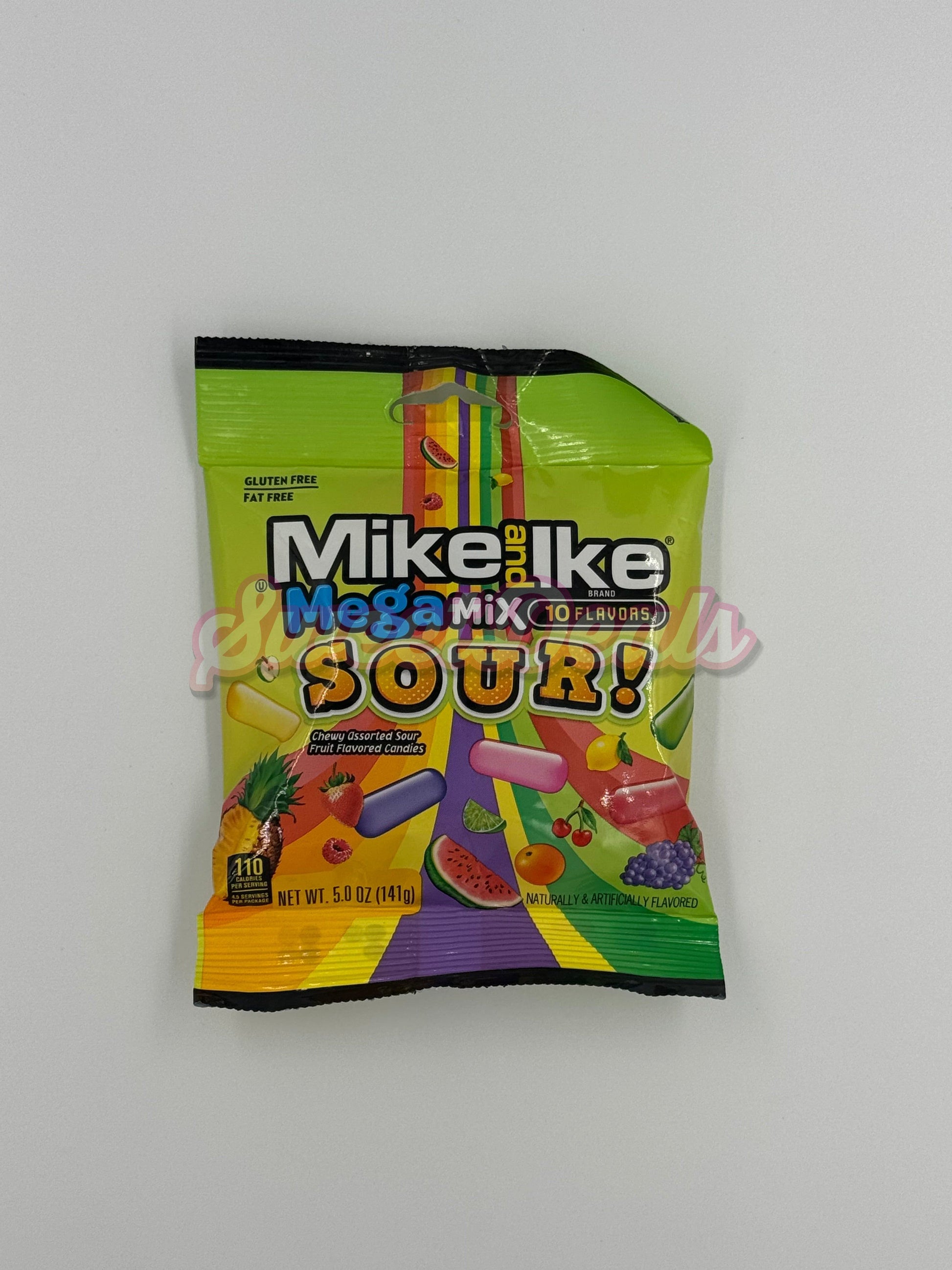 Mike And Ike Mega Mix Sour 10 Flavours - Sweet Deals