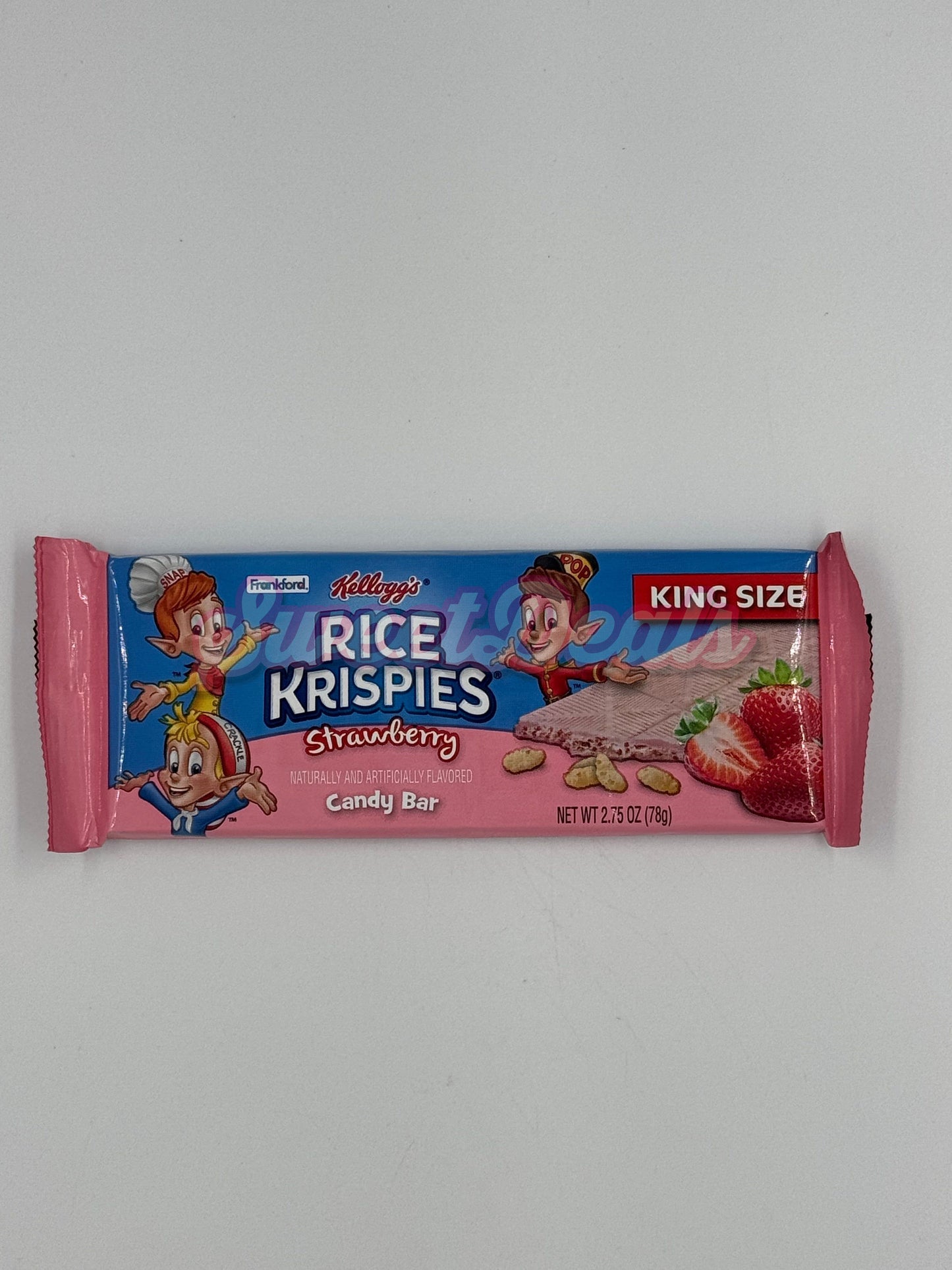 Rice Krispies Strawberry King Size Candy Bar - 78g - Sweet Deals