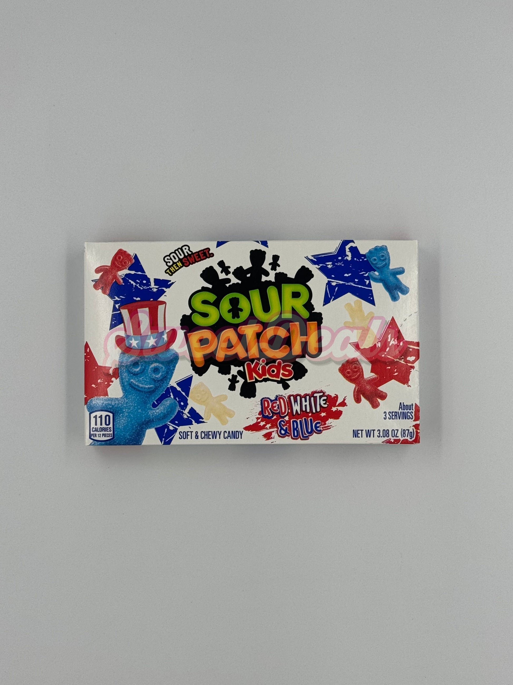 Sour Patch Kids Red White And Blue Theatre Box - Sweet Deals