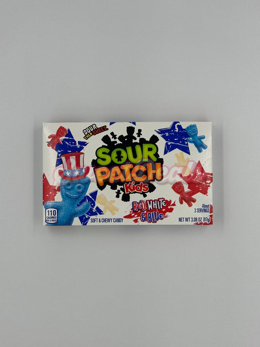 Sour Patch Kids Red White And Blue Theatre Box - Sweet Deals