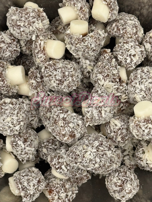 Taveners Coconut Mushrooms - Retro Sweets - 200g - Sweet Deals