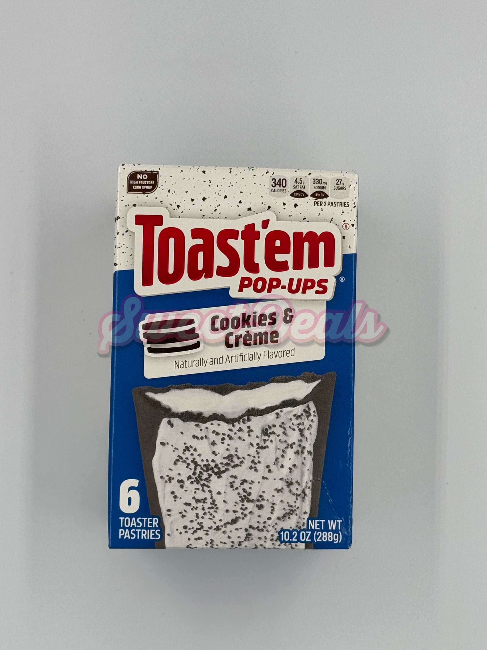 Toast'em Pop-ups Cookies & Creme 288g - Sweet Deals