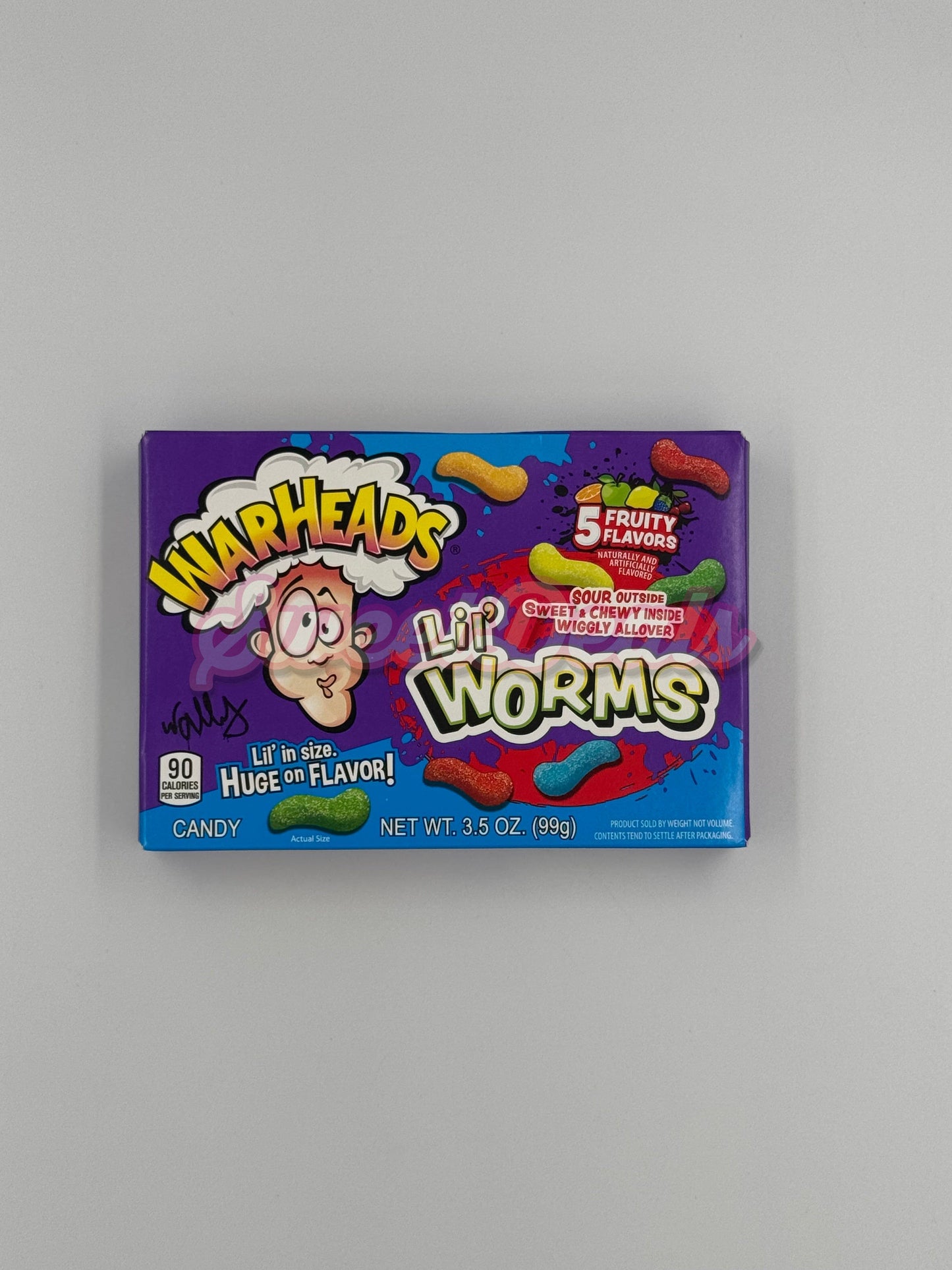 Warheads Lil Worms Theatre Box PAST BEST - Sweet Deals