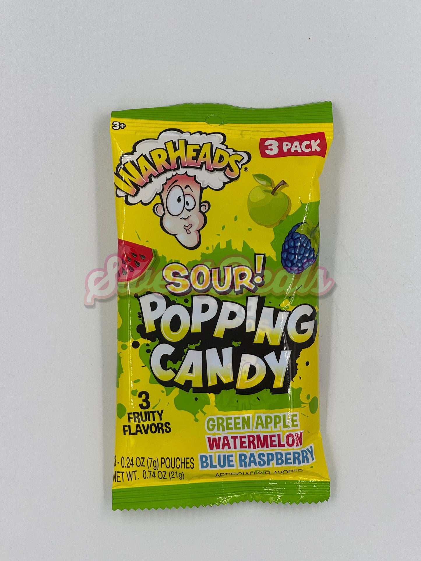 Warheads Sour! Popping Candy 3 Pack - Sweet Deals