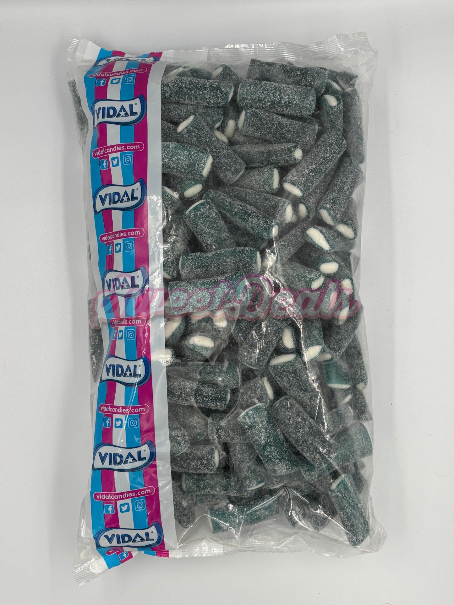 Vidal Fizzy Blue Raspberry Pencil Bites FULL BAG 3KG