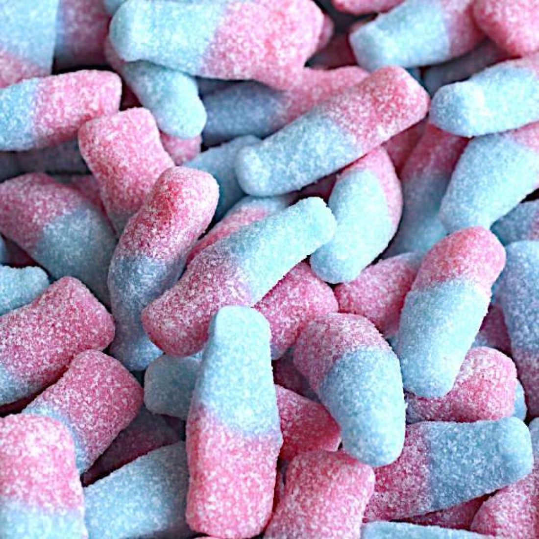 KINGSWAY FIZZY BUBBLEGUM BOTTLES - RETRO SWEETS 200G