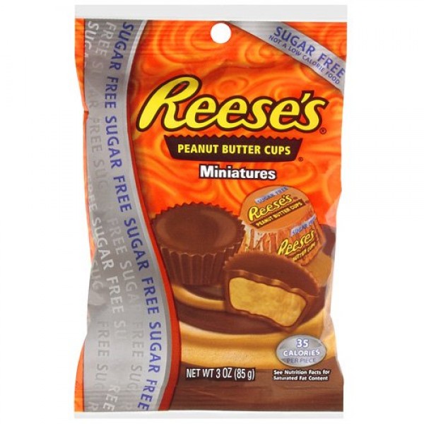 Reeses Peanut Butter Cups Miniatures Sugar Free